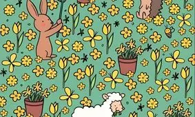 تست بینایی/ زنبور پنهان شده در میان گل‌ها را تنها در 7 ثانیه تشخیص دهید