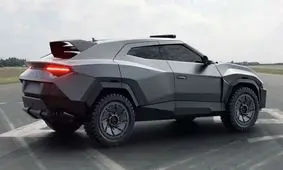 رضوانی نایت؛ لامبورگینی اوروس در لباس یک تانک/ تصاویر