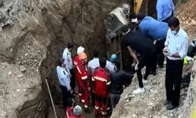 ریزش آوار با یک کشته و زخمی در قائمشهر