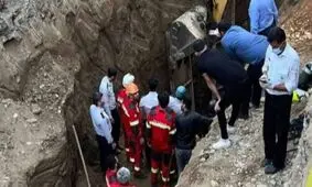 ریزش آوار با یک کشته و زخمی در قائمشهر