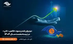 ۲ برابر شدن سود خالص تاپ در نیمه نخست سال ۱۴۰۴

