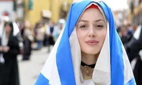 شباهت جالب پوشش سنتی زنان باسک اسپانیا با چادر ایرانی 