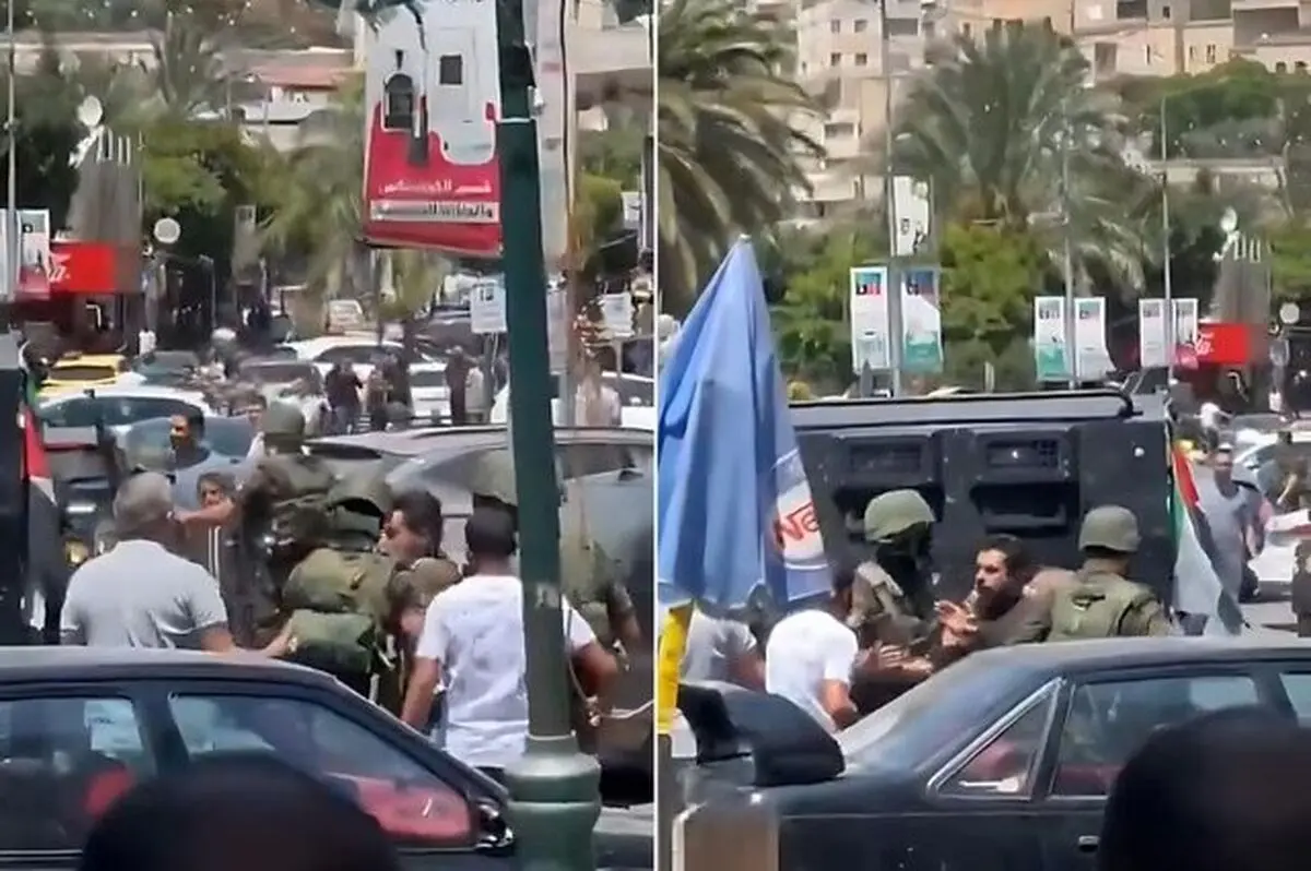 ممانعت نیروهای تشکیلات خودگردان فلسطین در کرانه باختری از برگزاری تظاهرات حمایت از غزه


