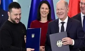 انعقاد توافقنامه امنیتی حمایتی میان آلمان و اوکراین

