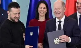 انعقاد توافقنامه امنیتی حمایتی میان آلمان و اوکراین


