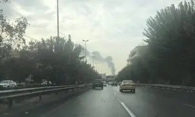 علت بلند شدن دود غلیظ در شرق تهران 