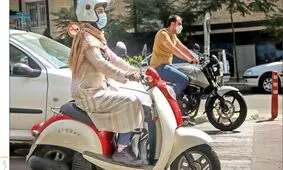 ۷۰ درصد مردم موافق صدور گواهینامه موتور برای زنان هستند!/ اینفوگرافی

