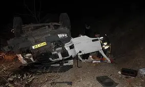 مرگ ۳ عضو یک خانواده در سقوط به دره