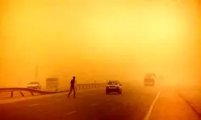 طوفان شدید باعث تصادف زنجیره ای در جاده میناب شد/ ویدئو