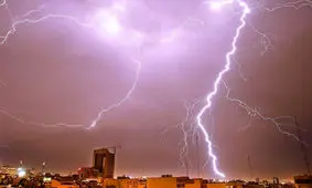 هشدار قرمز بارش‌های رگباری در نیمه جنوبی کشور