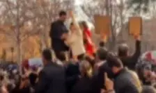 بازداشت موقت تعدادی از فعالان سیاسی از جمله نرگس محمدی در مراسم ترحیم خسرو علی کردی