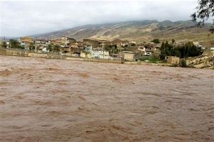 جاری شدن سیل در شهرستان انگوت مغان