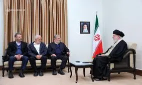دیدار دبیرکل جنبش جهاد اسلامی فلسطین و هیئت همراه با رهبر انقلاب

