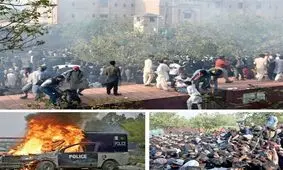 بازداشت ۱۹۸ نفر از هواداران «عمران خان» در اسلام‌آباد