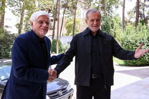 پزشکیان: تا من هستم، عارف هم هست

