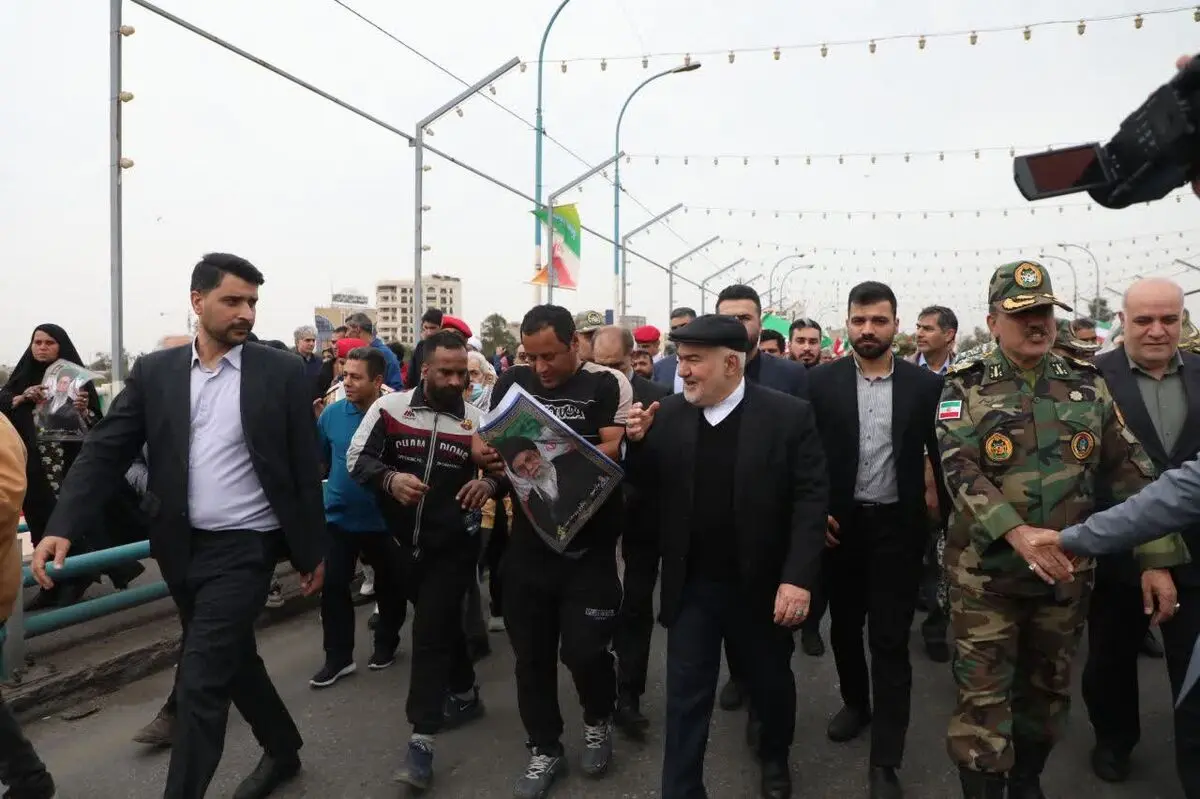 استاندار: راهپیمایی ۲۲ بهمن، آمیزه‌ای از شور و شعور و نشانه استواری دژ خوزستان در برابر دشمنان است