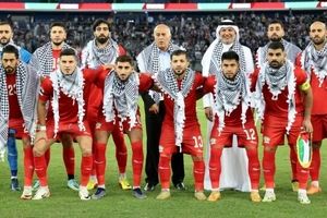فلسطین برای بازی با تیم فوتبال ایران در الجزایر اردو می‌زند

