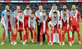 فلسطین برای بازی با تیم فوتبال ایران در الجزایر اردو می‌زند


