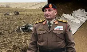 پای موساد به سقوط هواپیمای لیبی در ترکیه باز شد | نصب یک پرچم روی بال هواپیما!