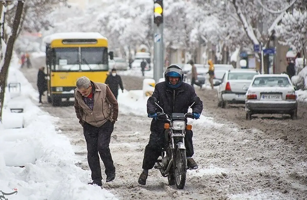 بارش برف و باران در برخی استان ها