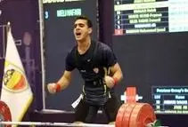 وزنه‌بردار ایرانی رکورد دنیا را شکست/ ویدئو