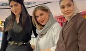 حضور جمعی از بازیگران زن ایرانی در اکران مردمی فیلم مرجان/ ویدئو