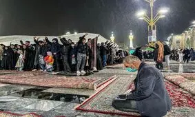 ‌نجوا با خدا زیر باران