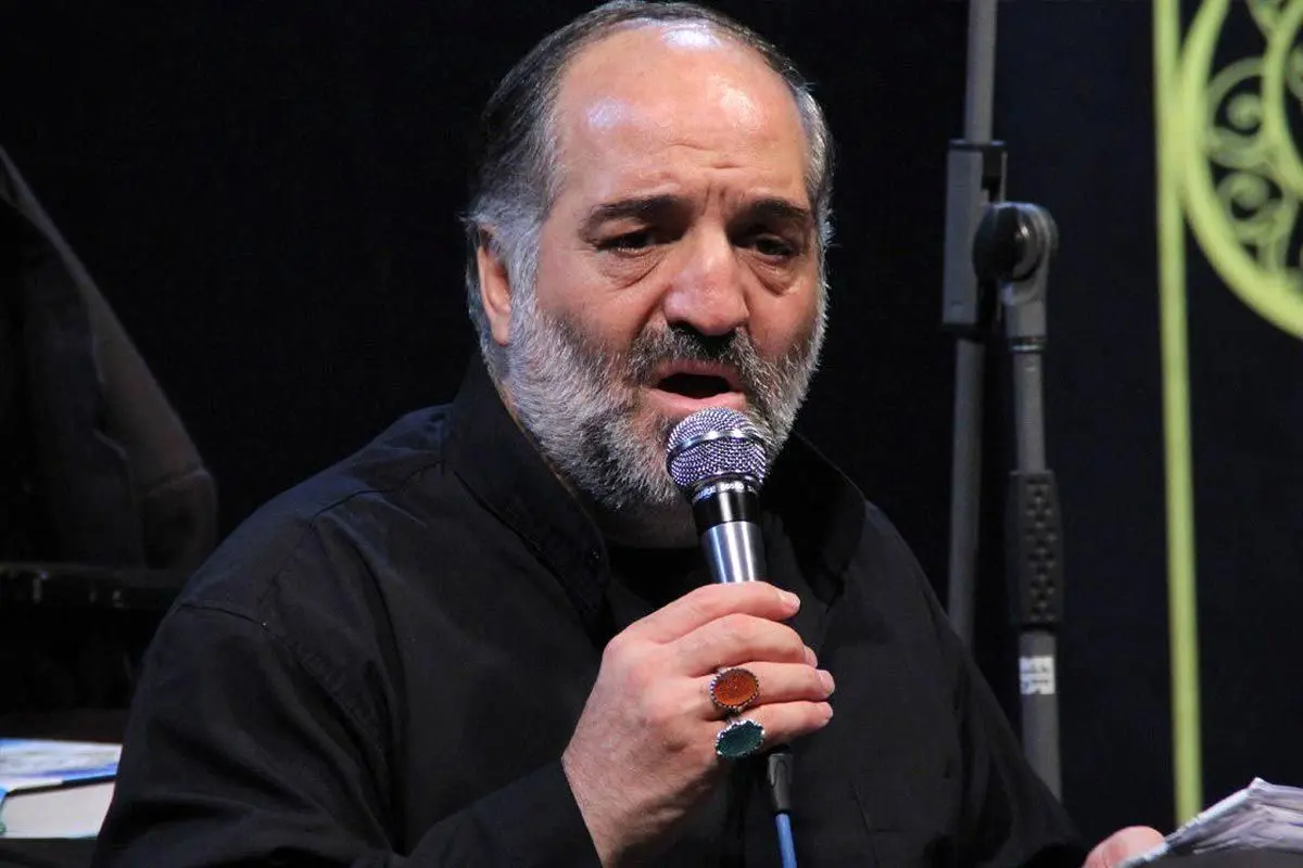 عکسی جالب و دیده نشده از همسر مداح مشهور
