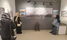 روایتِ تصویری از ساختِ پل بعث در نمایشگاهِ "اسرارِ پل"