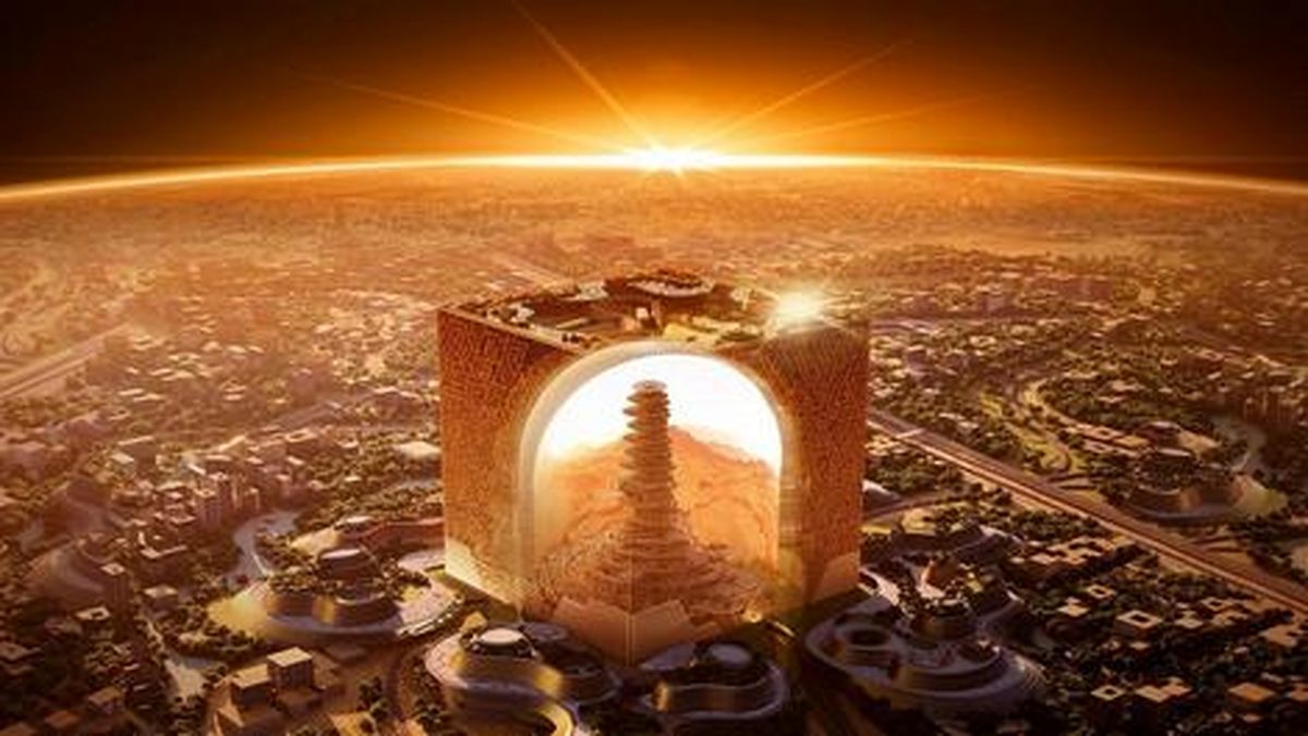 جزئیات بیشتری درباره پروژه عجیب مکعب در عربستان/ ویدئو
