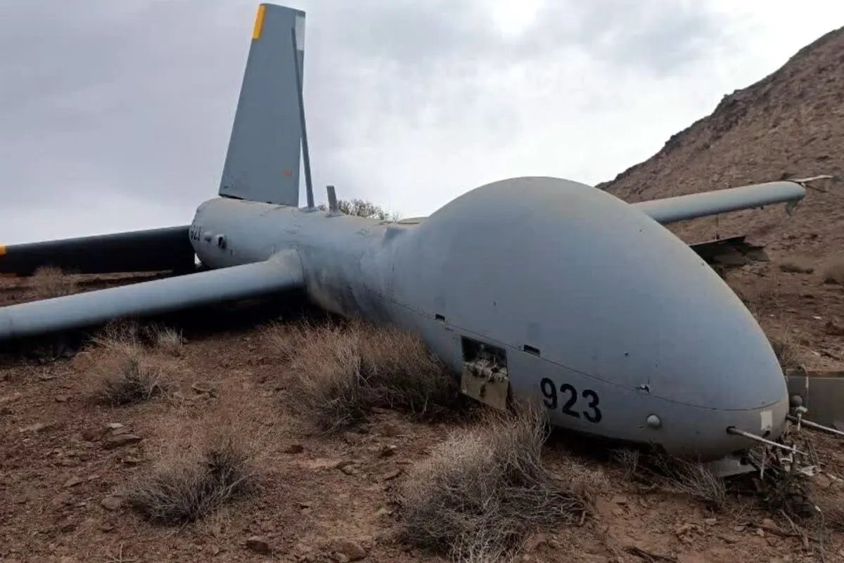  پهپاد هرمس ۹۰۰ ارتش صهیونیستی بصورت سالم و کاملا مسلح شکار شد 