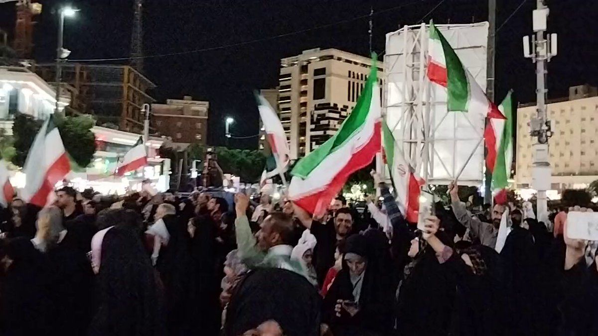‌اجتماع ضدصهیونیستی مردم در مشهدالرضا(ع)