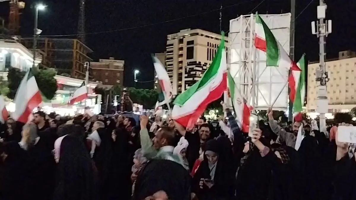 ‌اجتماع ضدصهیونیستی مردم در مشهدالرضا(ع)