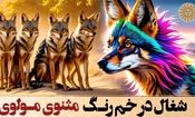 حکایت افتادن شغال در خم رنگ و ادعای طاووس شدن/ حکایتی زیبا از مثنوی مولوی