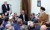 رهبر انقلاب: از آقای عارف بخاطر تحرک وسیع و جلسات پیگیری تشکر میکنم/ ویدئو