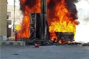 وقوع انفجار در پمپ‌ بنزین در جهرم