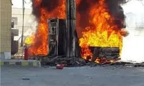 وقوع انفجار در پمپ‌ بنزین در جهرم