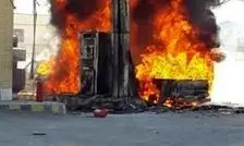 وقوع انفجار در پمپ‌ بنزین در جهرم
