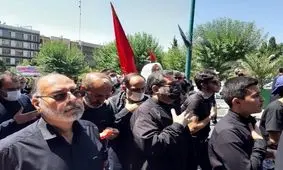 پیام وزیر ارشاد برای روز خبرنگار همزمان با حضور در مراسم عزاداری