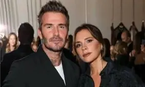 همسر دیوید بکهام با پای شوهرش سلفی گرفت!/ عکس
