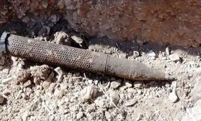 پیدا شدن گلوله توپ ۱۰۷ و مهمات جنگی در منطقه آبگرم دهلران