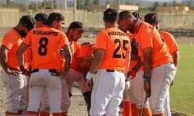 شکست بیسبال ایران مقابل فلسطین در  مسابقات غرب آسیا در کرج

