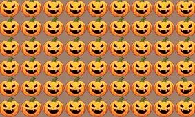 تست بینایی/ در کمتر از 10 ثانیه 4 کدو تنبل هالووین متفاوت را پیدا کنید