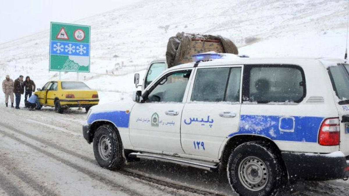 برف و باران در جادههای ۷ استان کشور