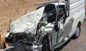 رانندگی مرگبار پسر 12 ساله با وانت در جاده رزن