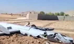 اولین ویدئو از پهپاد سرنگون شده اسرائیلی