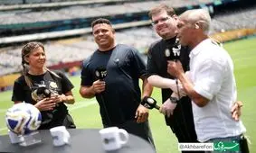 حضور چهره‌ها در استادیوم مت لایف/عکس