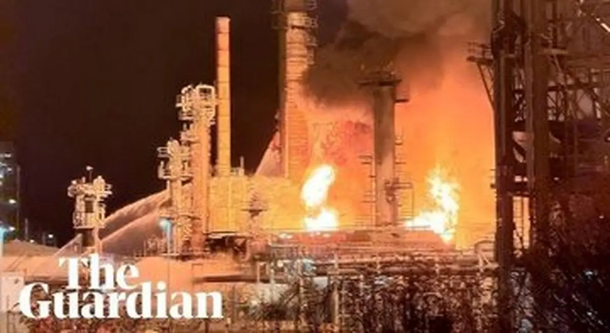 آتش‌سوزی در بزرگترین پالایشگاه استرالیا/ تولید بنزین مختل شد