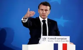 ماکرون: دولت «بدون سلاح» فلسطین که اسرائیل را به رسمیت بشناسد، تنها راه برای تحقق صلح است