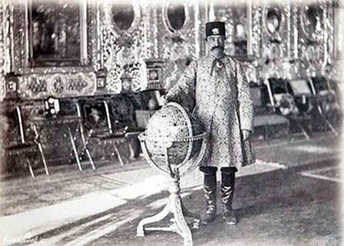 سکه طلای ۲۵ تومانی دوران ناصرالدینشاه قاجار